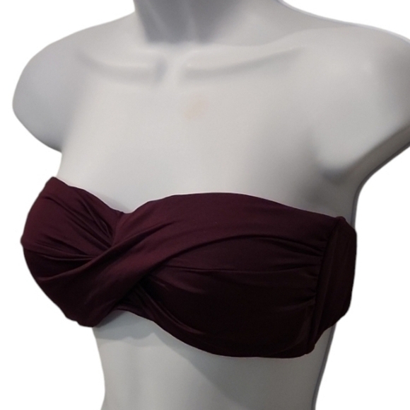 Mossimo Plum Bandau Bikini Top - Picture 2 of 5